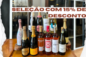 Seleção com 15% de desconto, vinhos a partir de: